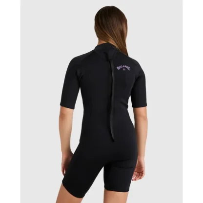 Billabong Girls 6-14 2/2mm Foil Back Zip Springsuit