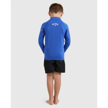 Billabong Groms All Day Arch RF LS Surf Shirt Rashguard