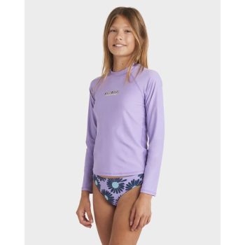 Billabong Girls 6-16 Heat Wave Long Sleeve Rash Vest