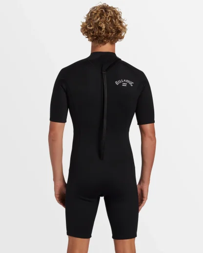 Billabong Mens 2/2mm Foil Back Zip Springsuit