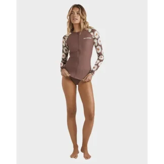 Billabong Womens Pipa UPF 50 Long Sleeve Rash Vest