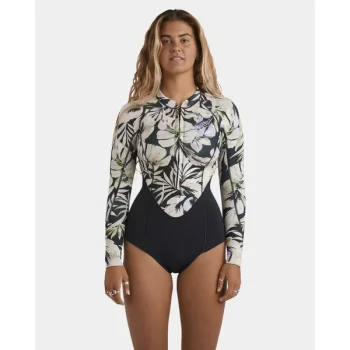 Billabong Womens 2/2mm Salty Dayz Natural Long Sleeve Springsuit