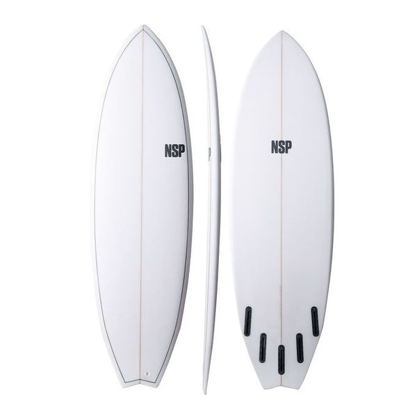 NSP Kingfish PU Surfboard - High-performance fish surfboard with traditional PU construction