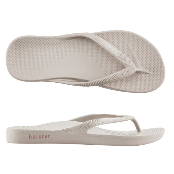 Holster Islander Thong in Sand, a soft EVA foam flip flop