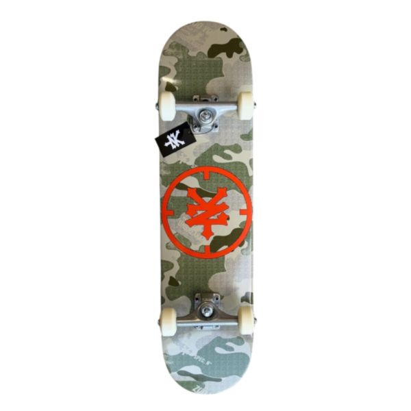 Zoo York Complete 7.75 skateboard - camo deck with logo graphic